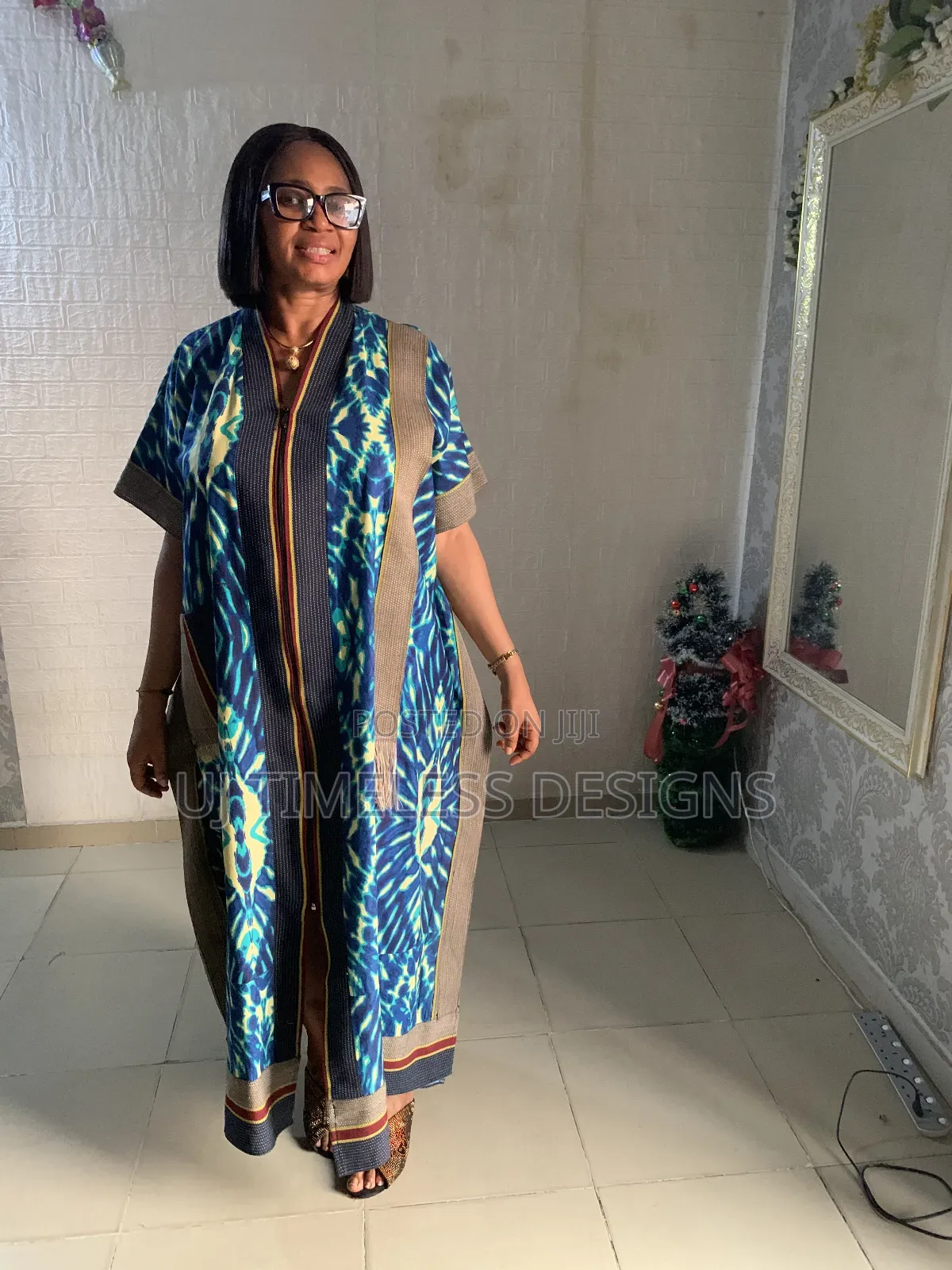 Ankara Long Kimono Jacket