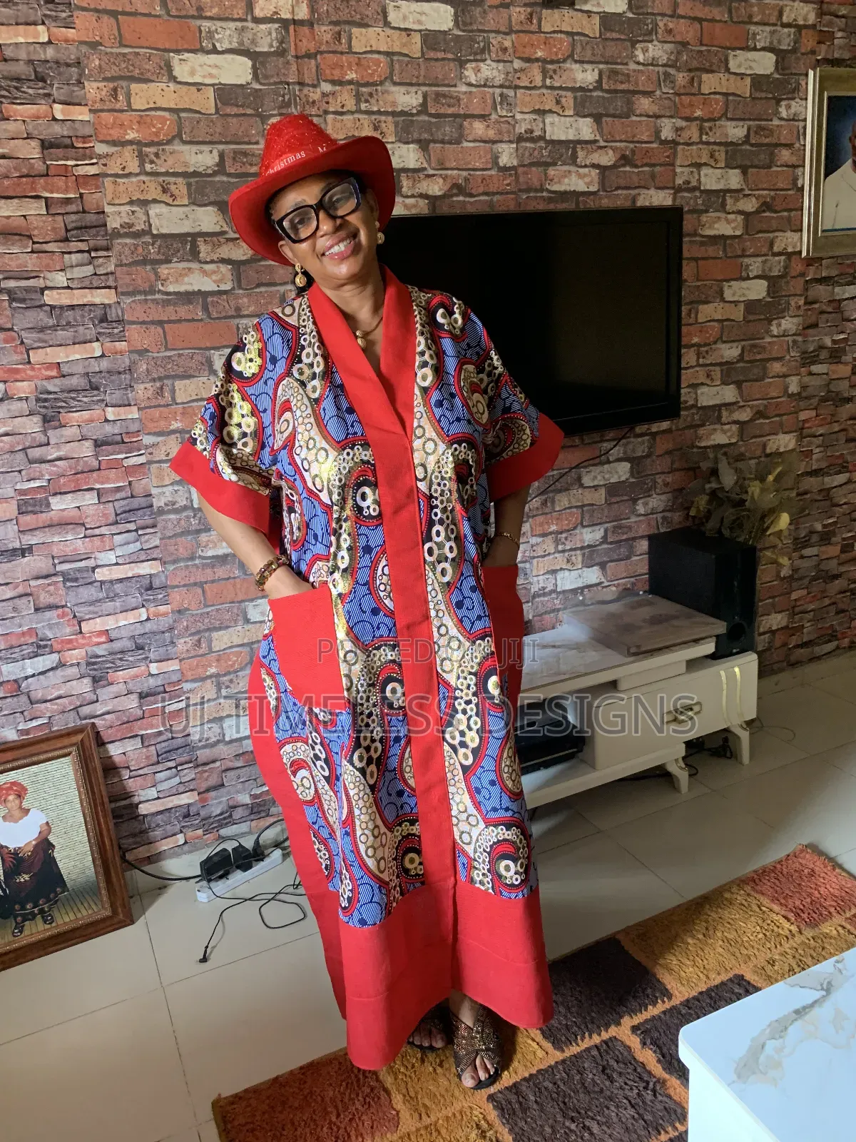 Ankara Long Kimono Jacket