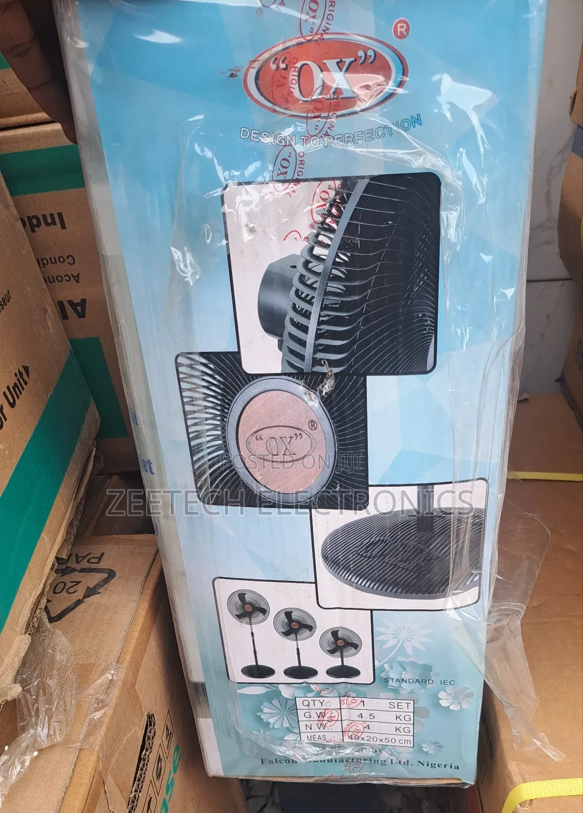 Ox Plus 18" Standing Fan