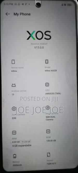 Infinix Hot 40i 128 GB Gold