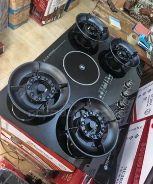 Original Quality Newcastle Inbuilt Flips Up 5 Burners Gas Electric