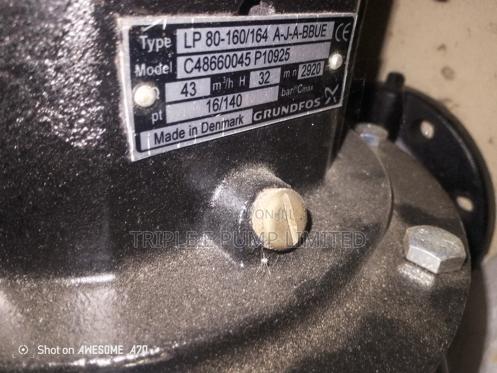 Grundfos in-Line Pump