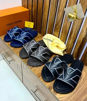 Luxury Louis Vuitton Leather Slipers 40-46 Available
