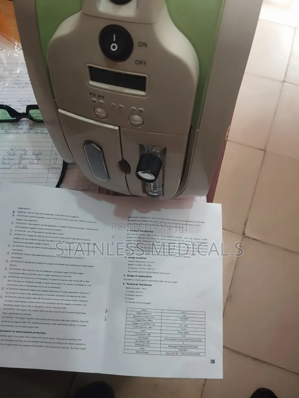 Portable Oxygen Concentrator
