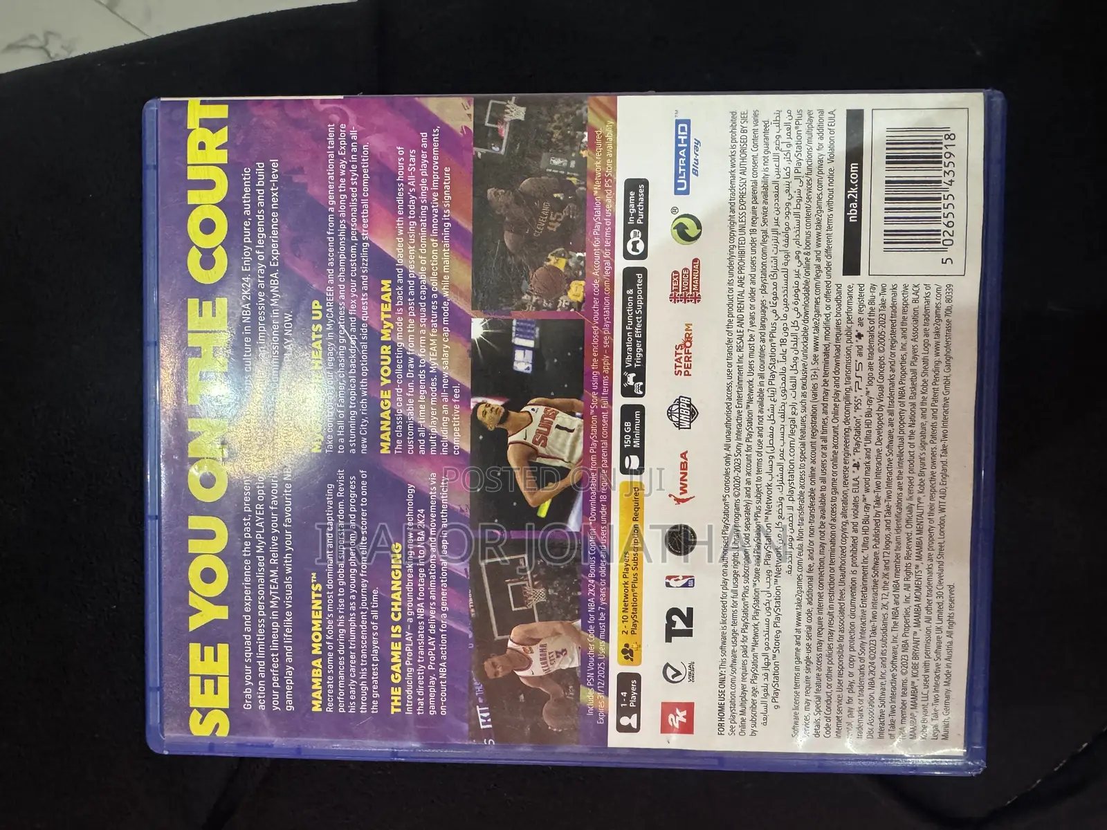 Nba2k24 Ps5 Disc