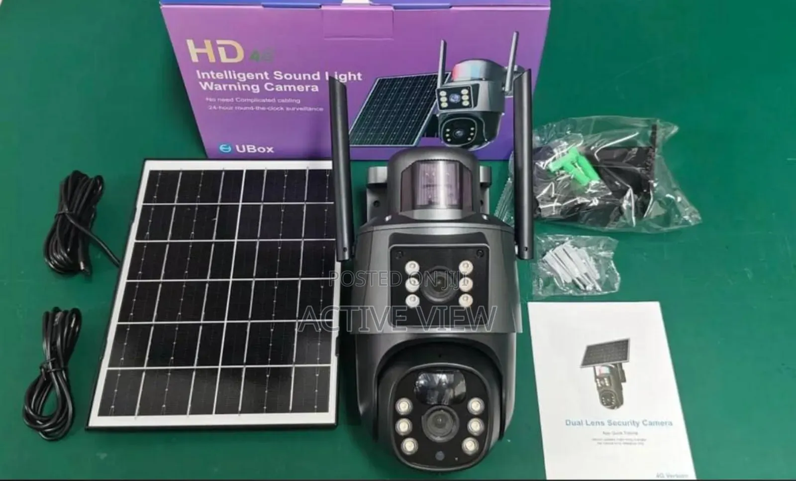 Dual Lens PTZ 4g Security Camera