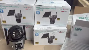 PTZ Security 4g Dual Lens CCTV Solar Camera