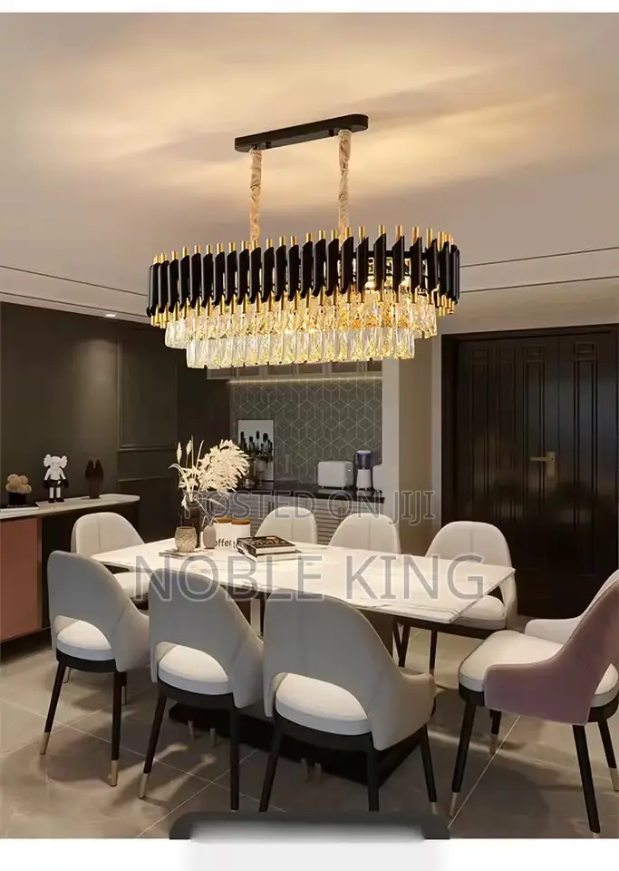 Rectangle Crystal Chandelier