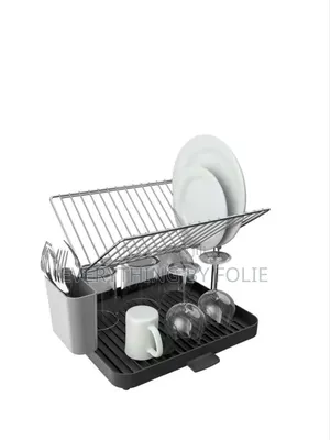 2 Tiers Plate Rack With Drainer