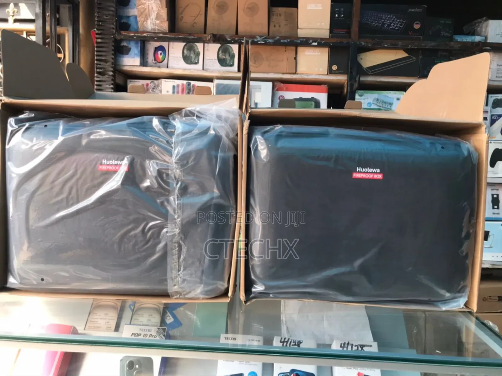 Waterproof & Fireproof Lockable Storage Box With Combination Lock