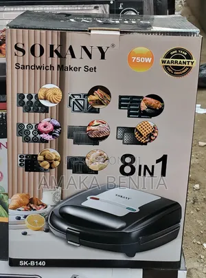 Sokany Sandwich Maker Set 8 In 1