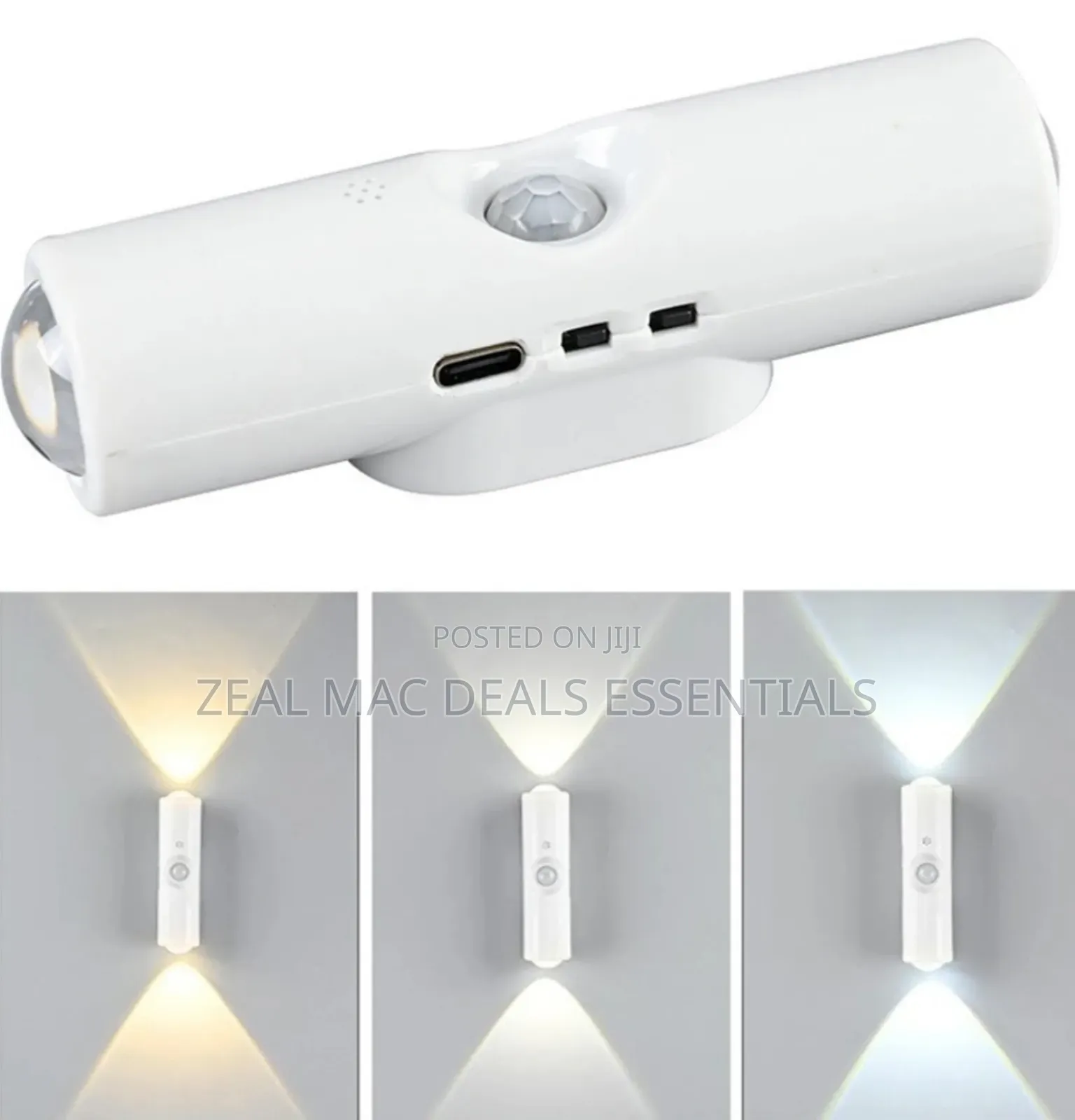 Led Motion Sensor Light RGB Gradient Rechargeable Magnetic Wall Lamp