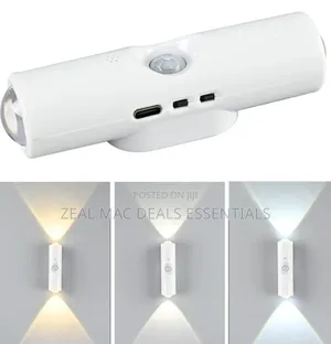 Led Motion Sensor Light RGB Gradient Rechargeable Magnetic Wall Lamp