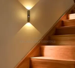 Led Motion Sensor Light RGB Gradient Rechargeable Magnetic Wall Lamp