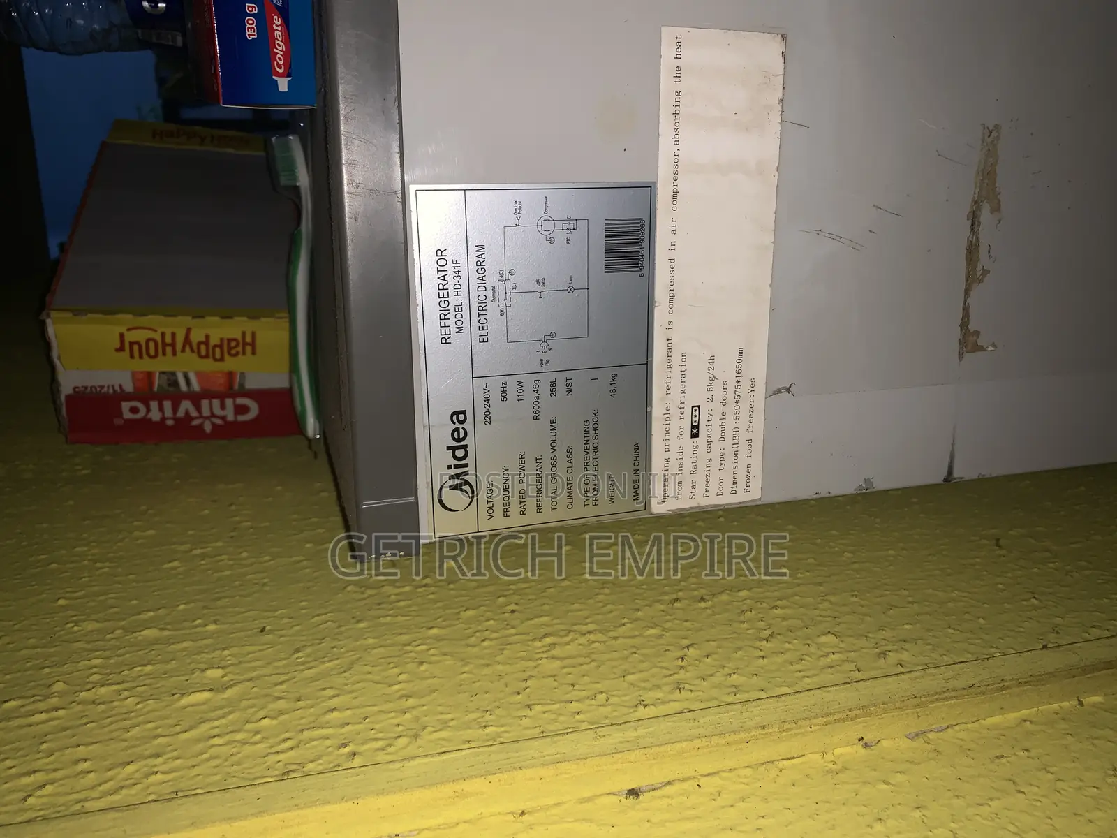 Media Double Fridge and Freezer