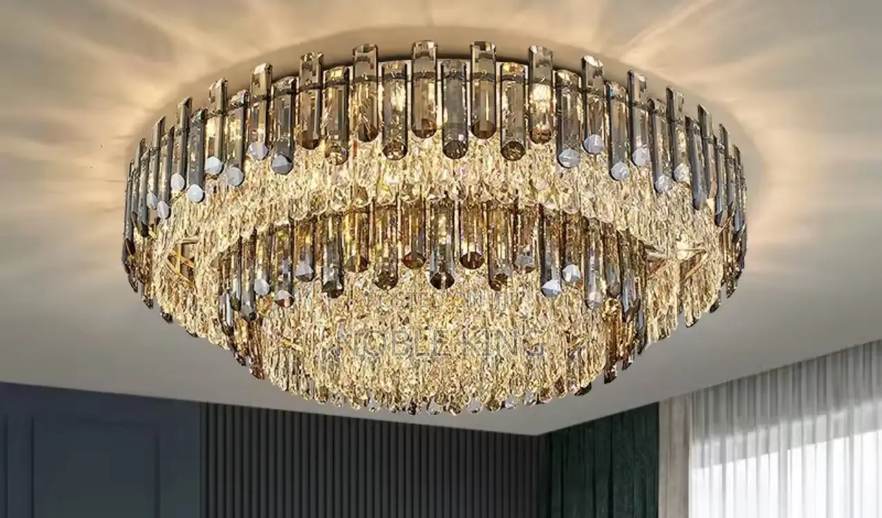Crystal Flush Chandelier