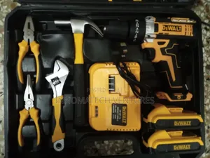Rechargeable Drill With Tools
