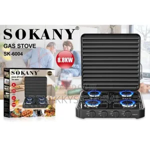Sokany Table Top 4 Burner Gas Cooker