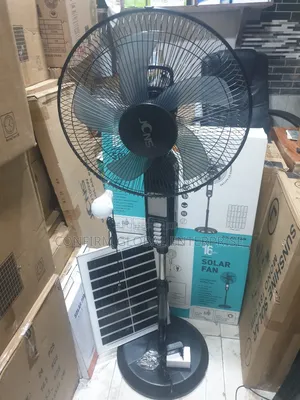 Brand New JCNS 16" Ac / Dc Solar Fan With Solar Panel