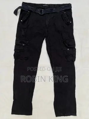 Ritchie DNM Black Cargo Pants Trousers Size W38 L45