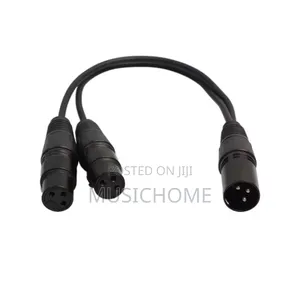 Xlr To Xlr 2in1 Connector 1 Metre Length.