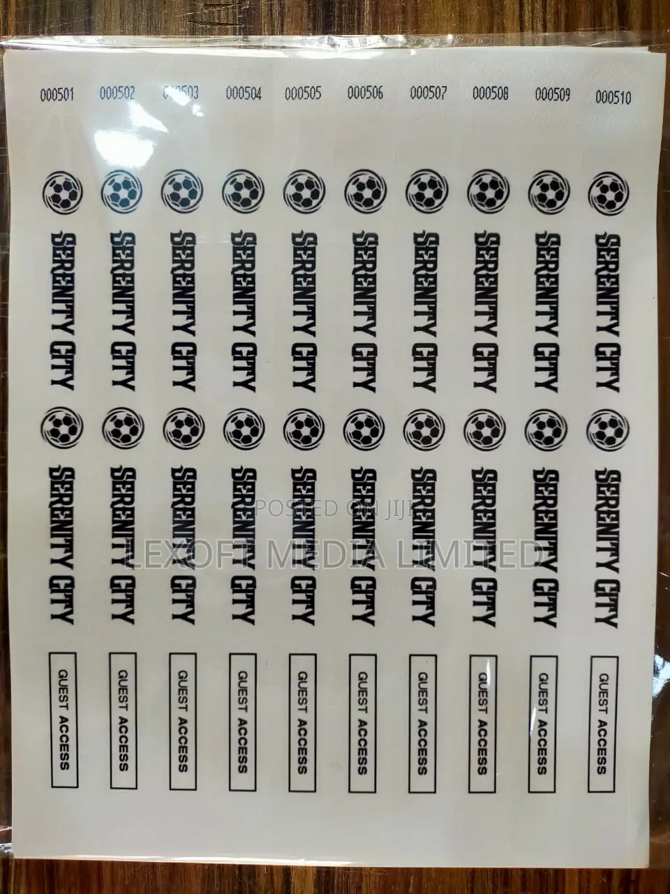 Event Tyvek Customized Wristbands (Paper Wristband )
