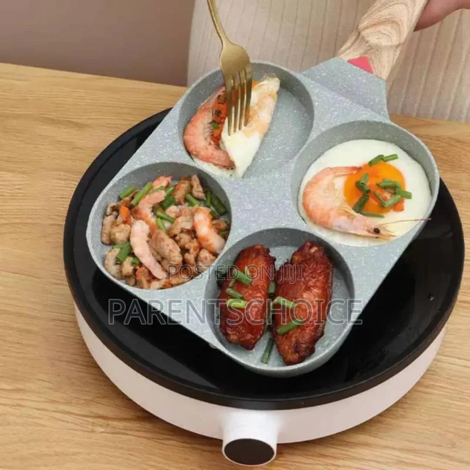 4 Holes Non-Stick Egg Frying Pan