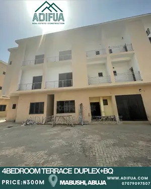 4bedroom Terrace Duplex+B.Q in Mabushi,Abuja.