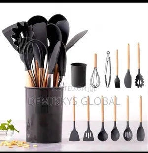 Silicone Nonstick Spoon Set- 12 Pieces