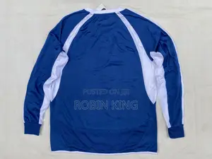 Sondico Men Plain Blue Long Sleeve Jersey Top Size L