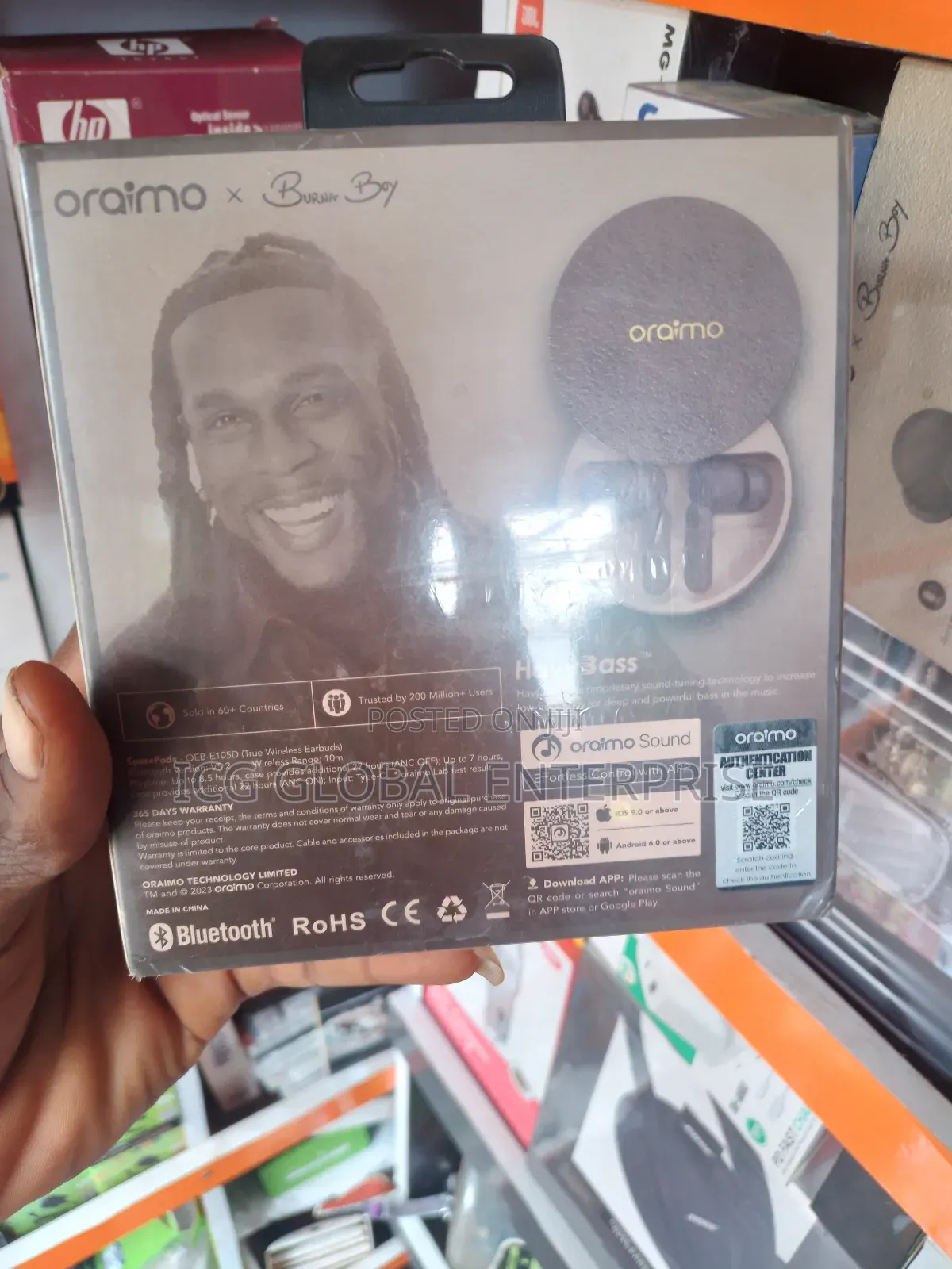 Oraimo Burna Boy Spacebud