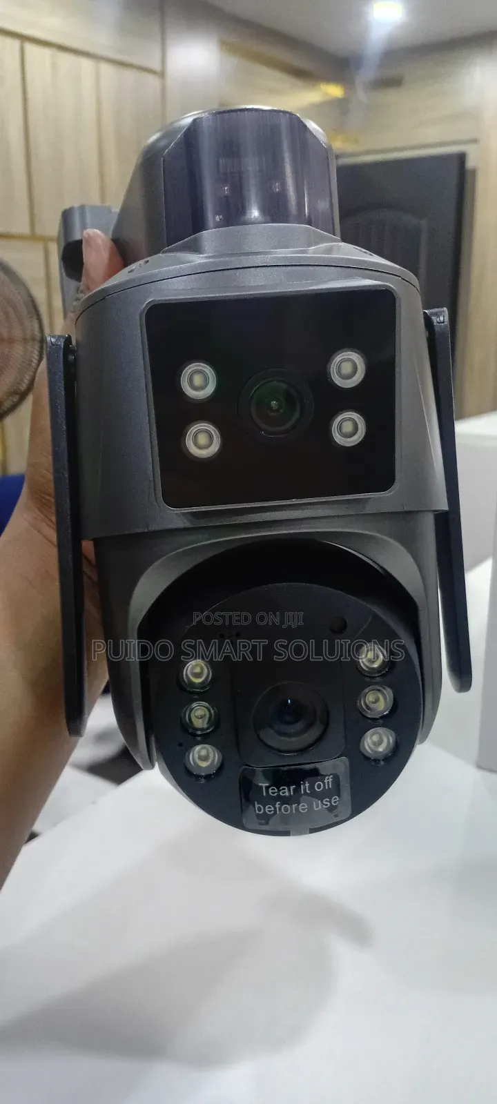 10mp Dual Lens 4g Sim PTZ Ubox Solar Camera
