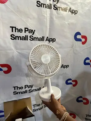 Pay Small Small Tgx Rechargeable Table Fan On Cdcare.App