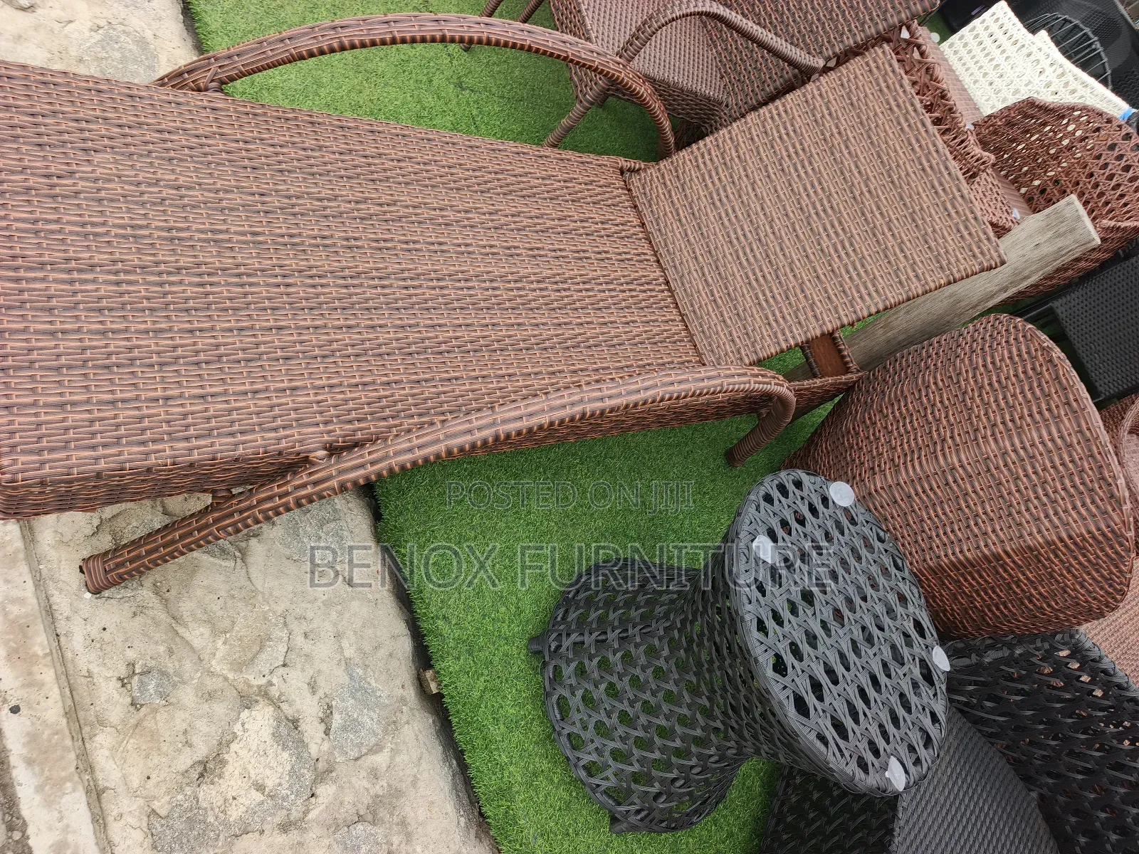 Beach Rattan Bed