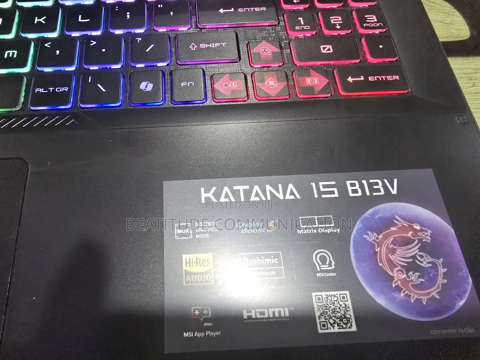 Laptop MSI Katana 15 16GB Intel Core I7 SSD 1T