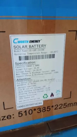 2.5kwh Cworth Lithium Iron Batteries