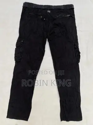 Ritchie DNM Black Cargo Pants Trousers Size W38 L45