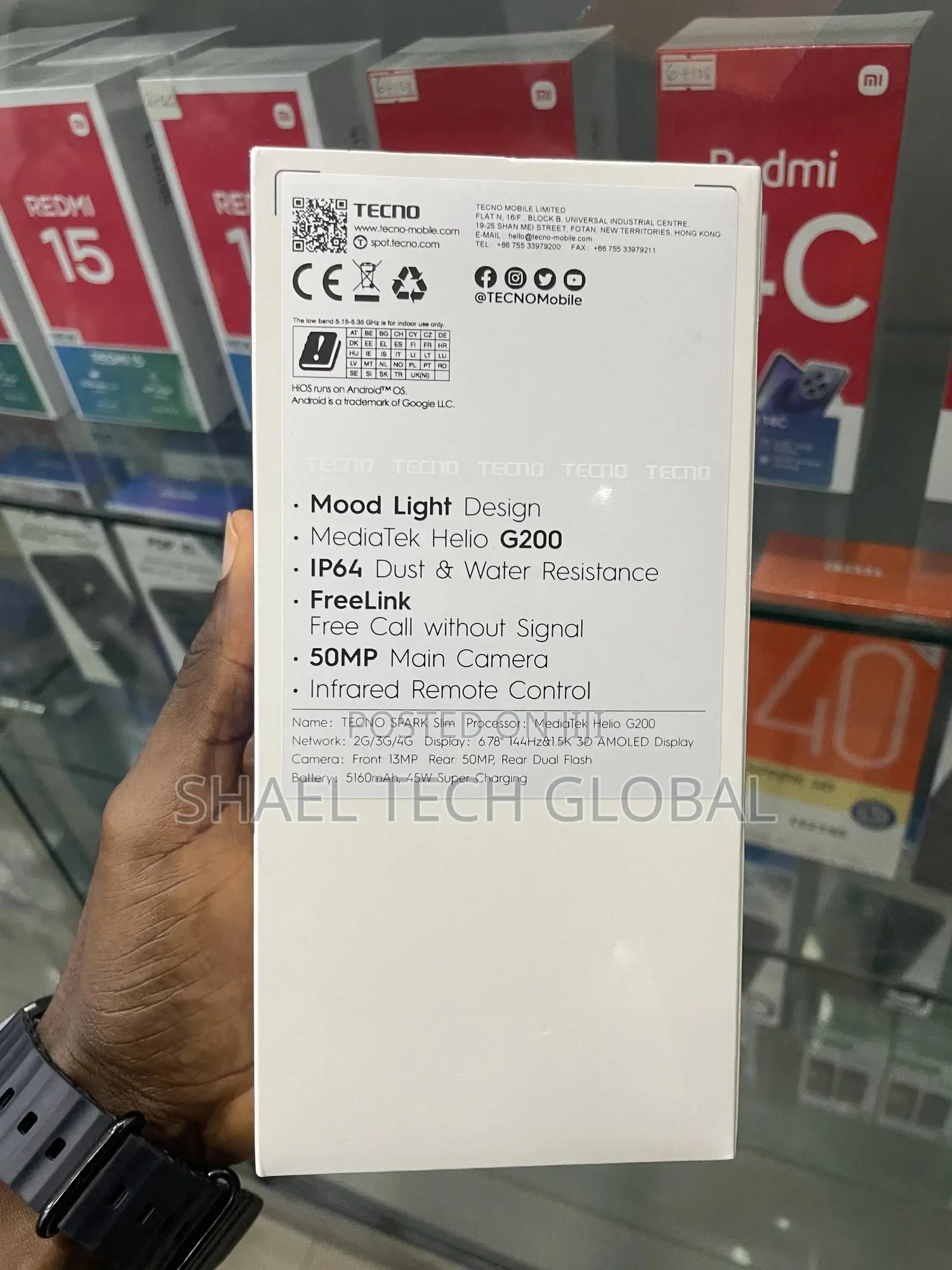 New Tecno Spark Slim 256 GB