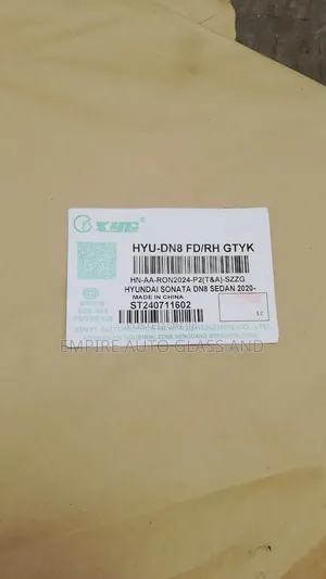 Front Door Glass for Hyundai Sonata 2021 Model Available Now