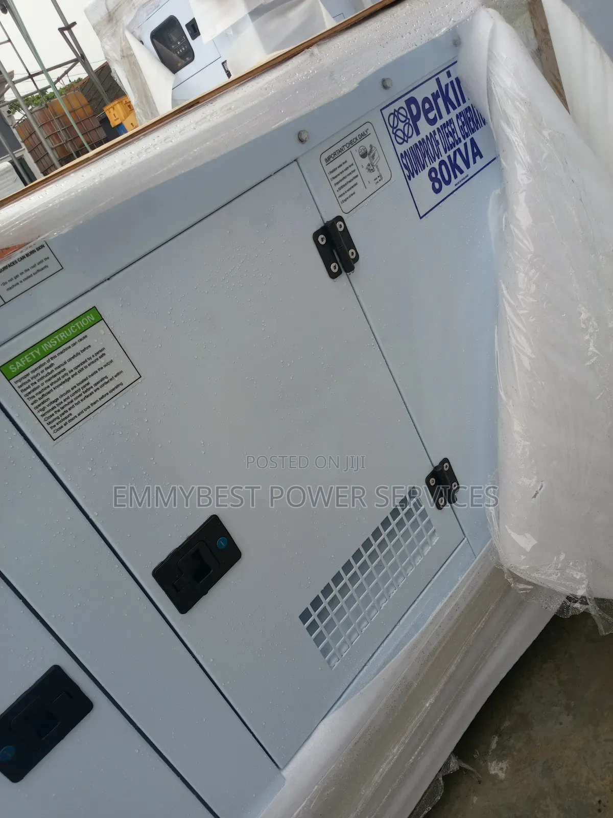High Efficiency 80kva Soundproof Perkins Generator