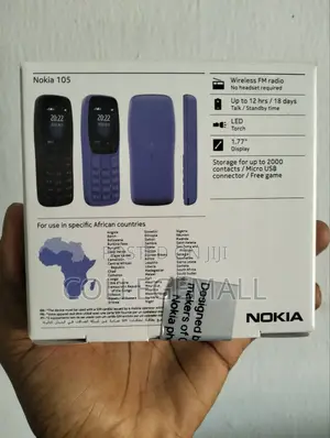 New Nokia 105 Black