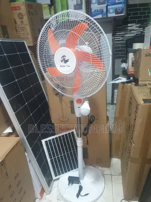 Original 16" Inches Solar Power Fan With 1 Dc Bulb