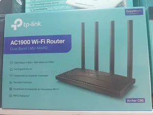 Tplink Ac1900 Dual Band Wifi 5 Acher C80 Router
