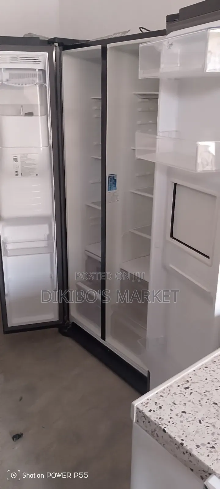 Black Samsung Tokunbo Side-by-Side Refrigerator With Bar