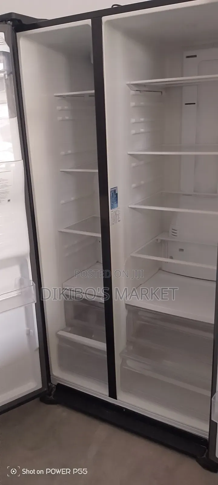 Black Samsung Tokunbo Side-by-Side Refrigerator With Bar
