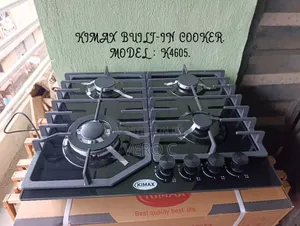 Original Kimax Built-in 4 Burner Gas Cooker.