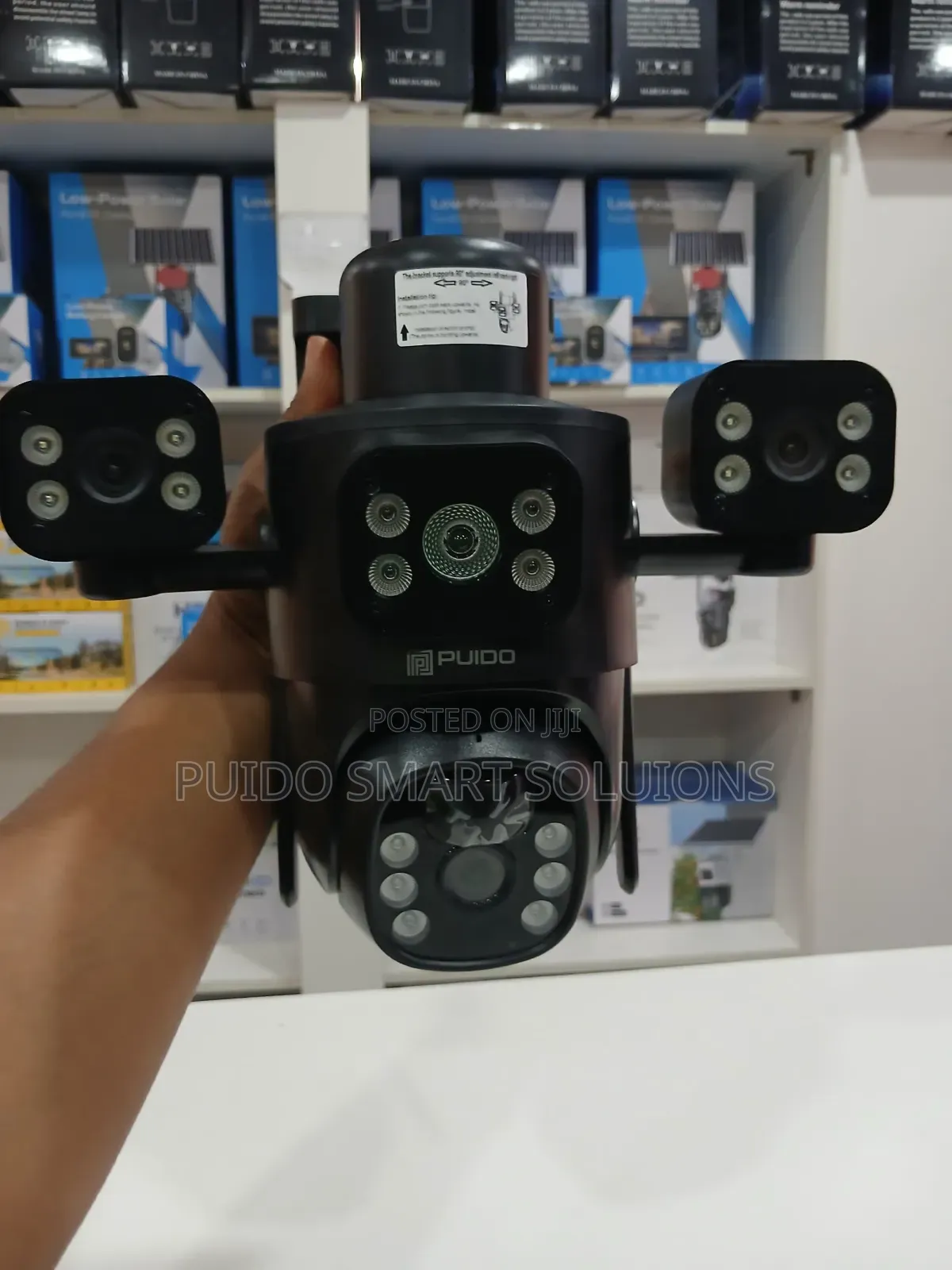 15mp Three Lens PTZ Solar Camera