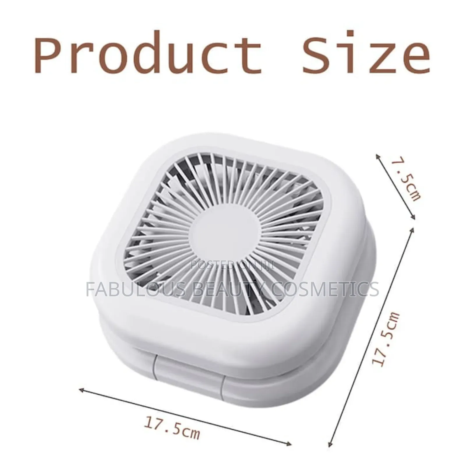 Camping Fan With Led Flashlight