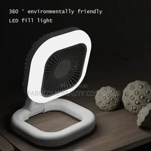 Camping Fan With Led Flashlight