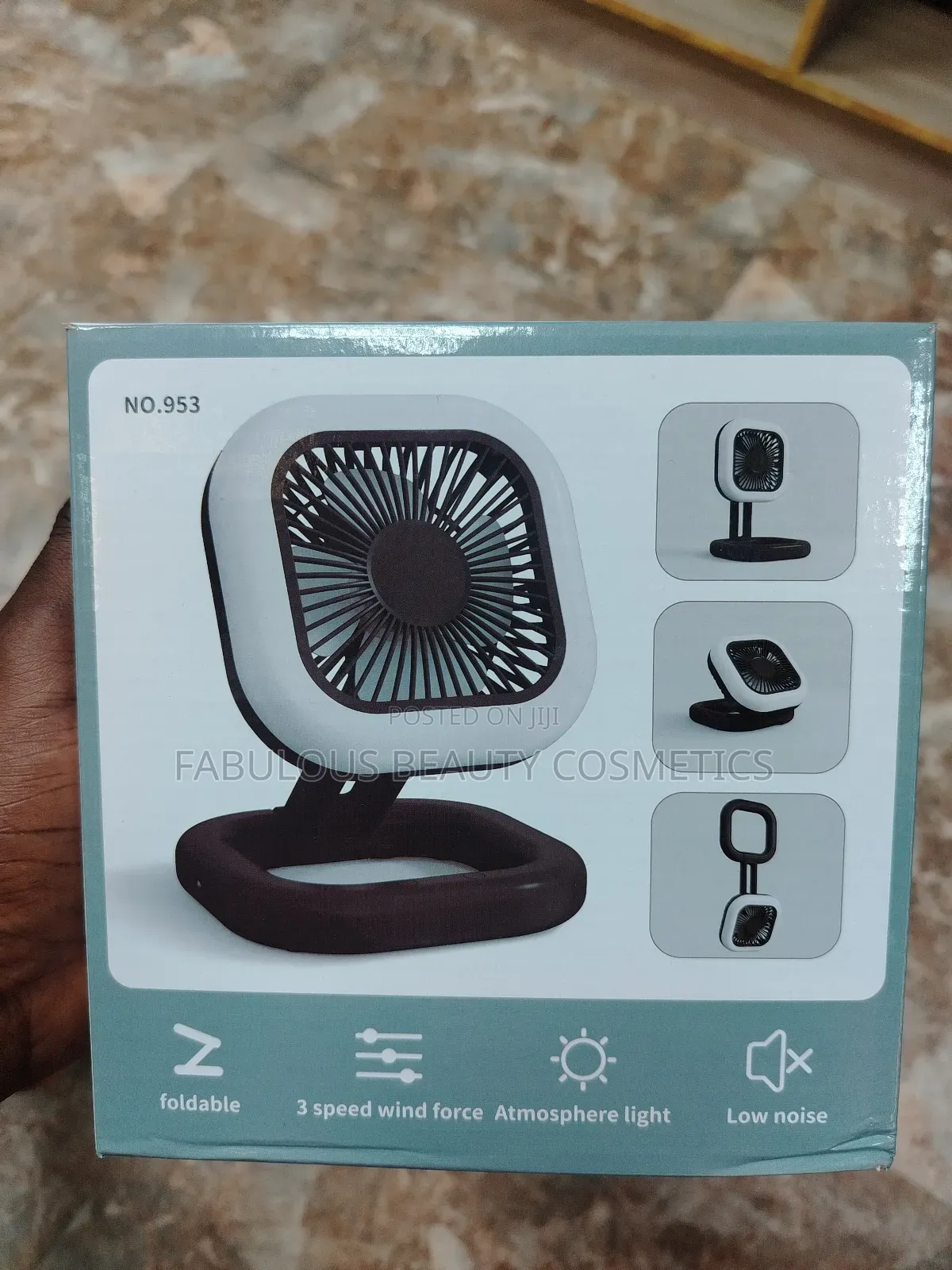 Camping Fan With Led Flashlight